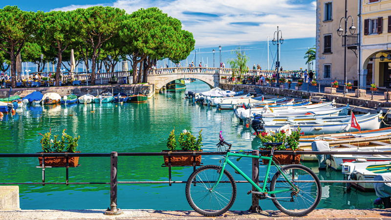 Gardasjen & Verona weekend -mat og sykkel